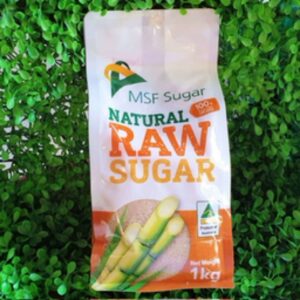 MSF Sugar Natural Raw Sugar 1kg 100% Australian Grown In FNQ