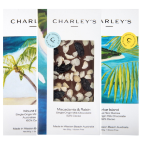 Charley's Chocolate - Milk Chocolate Tropical Pack 240g
