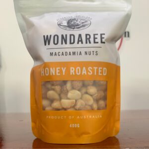 Wondaree Macadamia Nuts - Honey Roasted 400g