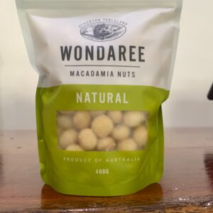 Wondaree Macadamia Nuts - Natural 400g