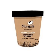 Mungalli - Organic Espresso Coffee Ice Cream - 475ml