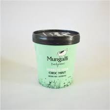 Mungalli - Organic Mint Choc Chip Ice Cream - 475ml