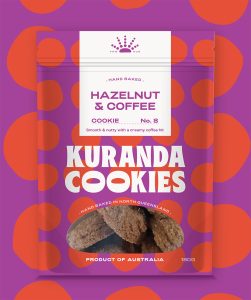 Kuranda Cookies - Hazelnut & Coffee 180g