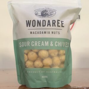 Wondaree Macadamia Nuts - Sour Cream And Chives 400g