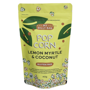 My Dilly Bag - Lemon Myrtle Coconut Popcorn 40g