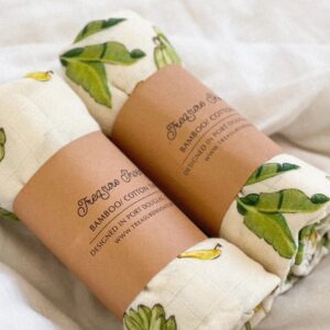 Treasure Inventory Banana Swaddle Bambooo &  Cotton Designed In Port Douglas FNQ Made In Australia