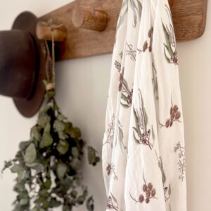 Treasure Inventory Gumleaf  Bamboo & Cotton Swaddle Designed In Port Douglas FNQ Made In Australia