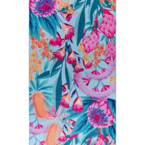 Sundust - Eco-Friendly Banksia Beach Towel Australian Made & Owned Artwork By Stephanie Bream