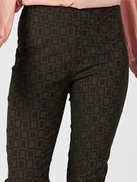 Hammock and Vine - Khaki Ingrid Print Stretch Pant