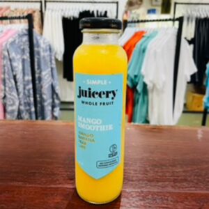 Simple Juicery Whole Fruit Mango Smoothie 325ml Mango Banana Pear Lime No Concentrate Nothing Artifical Australian Made