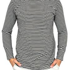 Jimmy Stuart - Bermuda Brown Stripe L/S Tee