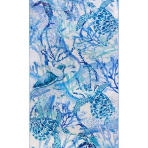 Sundust - Eco-Friendly Turtle Beach Towel Australian Made & Owned Artwork By Stephanie Bream