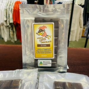 Stevo's Super Chocolate Dark Made At Yungaburra From Cocoa Beans Grown In FNQ Made From 100% Australian Ingredients