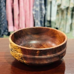 Fatboy Woodturning - White Cedar Wooden Bowl Original Woodturned Creations Crafed @ Lake Barrine On The Atherton Tablelands FNQ