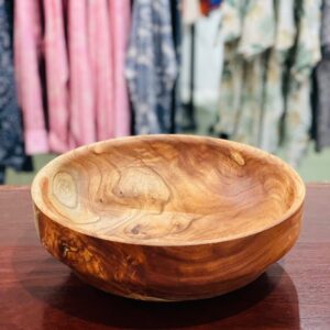 Fatboy Woodturning - Black Wattle Wooden Bowl Medium Original Woodturned Creations Crafted @ Lake Barrine On The Atherton Tablelands FNQ