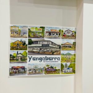 Linda Johnson Art - Poster Of Yungaburra