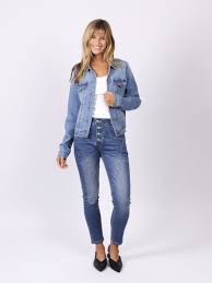 Monaco Jeans - Blue Wash Jason Mid Rise