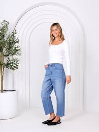 Monaco Jeans - Toni Barrel Jeans Light Blue