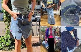 Kit Empire Reworked Denim Skirts