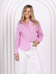 Monaco Jeans - Ralph Pink Checked Shirt