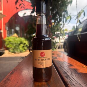Broso's Condiments - HOT HOT Black Sauce 400ml