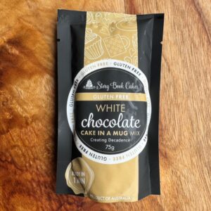 Story Book Cakes - Gluten Free White Chocolate Mud Cake Mix in a Mug 75g