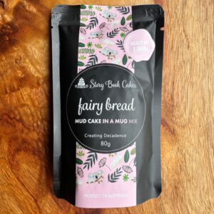 Story Book Cakes - Fairy Bread Mud Cake Mix in a Mug 80g