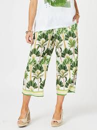 Hammock and Vine - Amazon Print Wide Leg Pant - Green/Multi
