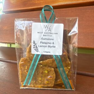 West Australian Brittle - Pistachio & Lemon Myrtle 120g
