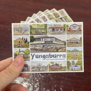 Linda Johnson Art - Yungaburra Sticker
