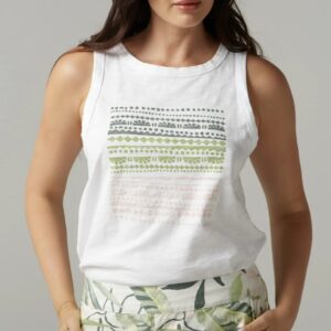 cloth + paper + scissors - Little Cotton Tank - Palm Print