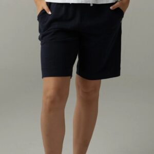 cloth + paper + scissors - Day Off Cotton Knit Short - Navy