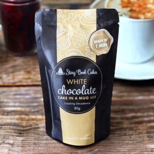 Story Book Cakes - White Chocolate Mud Cake In A Mug 80g