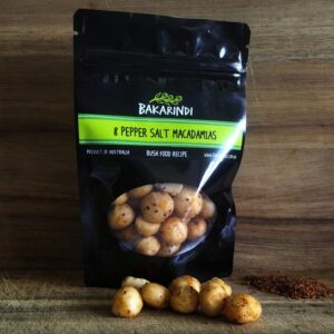 Bakarindi Bush Foods - Macadamia - 8 Pepper Salt 250g