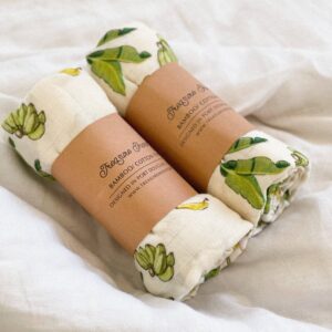 Treasure Inventory Swaddles - Banana Swaddle | Bamboo & Cotton Blend