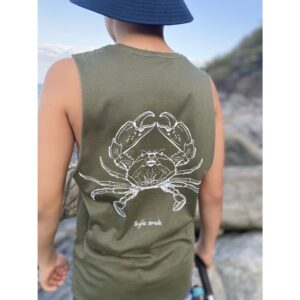 Anchorline - Mud Crab - Tank - Army Green